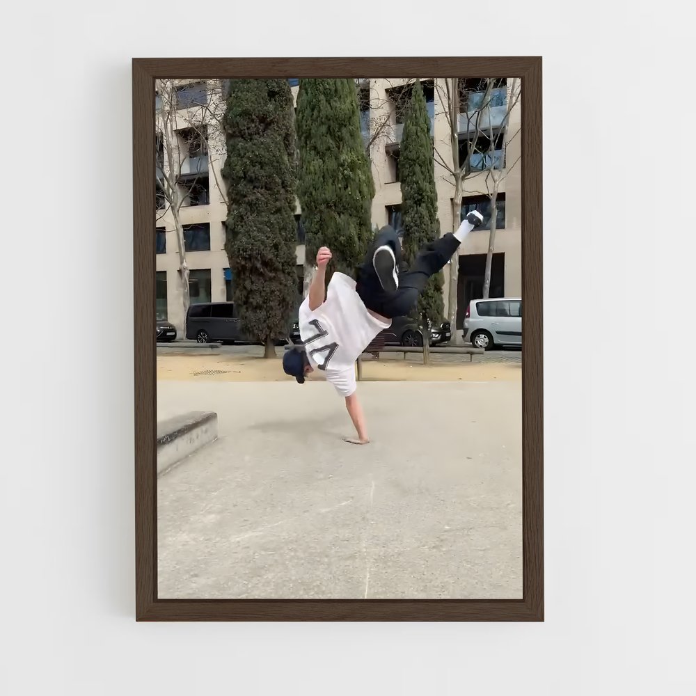 Poster L'Art du Handstand – affiche Parkour et freerun (vue 5)
